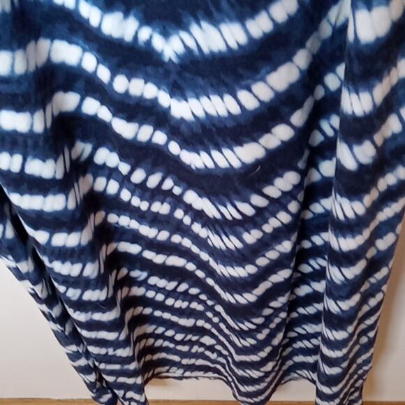 Style & Co. Women's Blue tie dye Medium Sleeveless Maxi dress. Beachy, Atleisure - Picture 4 of 6